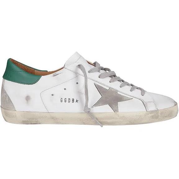 Golden Goose Superstar Sneakers 41 White,Green Leather