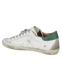Golden Goose Superstar Sneakers 43 White,Green Leather