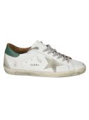 Golden Goose Superstar Sneakers 43 White,Green Leather