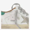 Golden Goose Superstar Sneakers 43 White,Green Leather