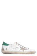 Golden Goose Superstar Sneakers 44 White,Green Leather