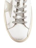 Golden Goose Superstar Sneakers 44 White,Green Leather