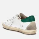 Golden Goose Superstar Sneakers 44 White,Green Leather
