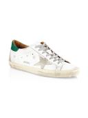 Golden Goose Superstar Sneakers 44 White,Green Leather