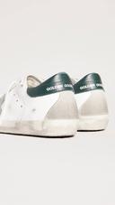 Golden Goose Superstar Sneakers | White/Green | Size 42 | Shopbop