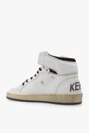 Golden Goose White & Brown Sky-Star Sneakers