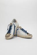 Golden Goose White Leather Super Star Sneakers - 44