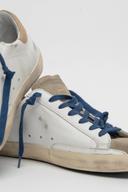 Golden Goose White Leather Super Star Sneakers - 44