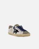 Golden Goose White Leather Super Star Sneakers - 44