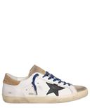 Golden Goose White Leather Super Star Sneakers - 44