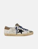 Golden Goose White Leather Super Star Sneakers - 44