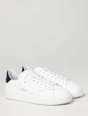 Golden Goose White & Navy Purestar Sneakers