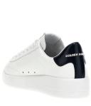 Golden Goose White & Navy Purestar Sneakers