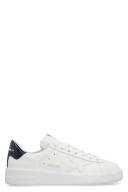 Golden Goose White & Navy Purestar Sneakers