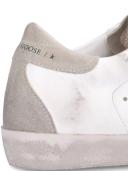 Golden Goose White- Red Leather Super Star Sneakers WHITE/ICE/RED