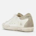Golden Goose White- Red Leather Super Star Sneakers WHITE/ICE/RED
