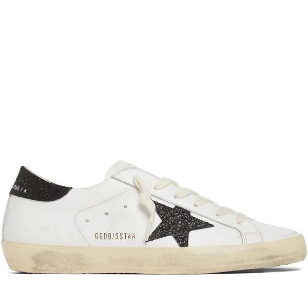 Golden Goose | Women 20mm Super Star Leather Sneakers White/Black 39