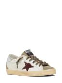 Golden Goose | Women 20mm Super Star Leather Sneakers White/bordeaux 35