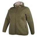 Gondwana Women's Domino Sherpa Lined Fleece Jacket Plus Size
