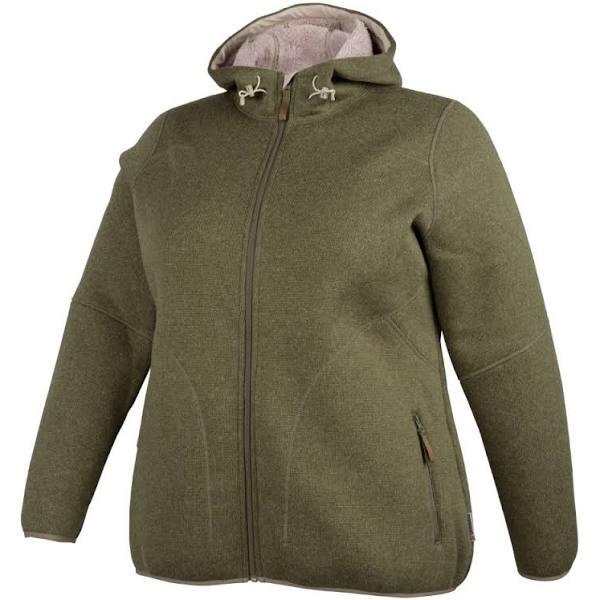 Gondwana Women's Domino Sherpa Lined Fleece Jacket Plus Size
