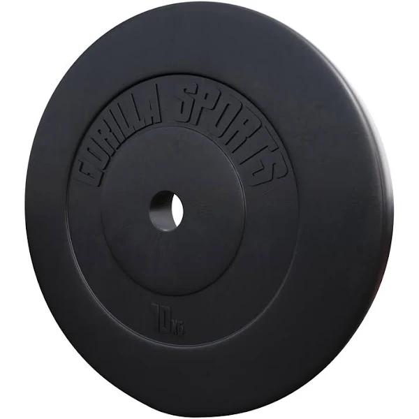 Gorilla Sports Vinyl Weight Plate 10kg