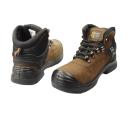 Grafters Mens Super Wide EEEE Fitting Safety Boots Dark Brown 10 UK