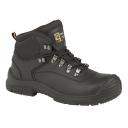 Grafters Mens Super Wide EEEE Fitting Safety Boots Dark Brown 9 UK