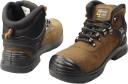 Grafters Mens Super Wide EEEE Fitting Safety Boots Dark Brown 9 UK