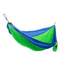 Grand Trunk Double Parachute Nylon Hammock - Blue / Lime Green