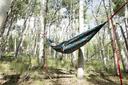 Grand Trunk Double Parachute Nylon Hammock-Woodland Camo