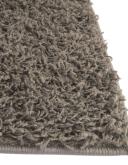 Graphite Gray Solid Shag Rug 6 ft Runner