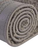 Graphite Gray Solid Shag Rug 6 ft Runner