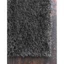 Graphite Gray Solid Shag Rug 6 ft Runner