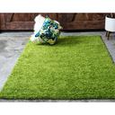 Grass Green Solid Shag Rug 5x8