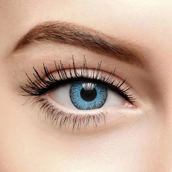 Gray Blue Tri Tone Colored Natural Contact Lenses (30 Day)