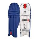 Gray Nicolls Silver - Coloured Batting Pads Small RH / Navy