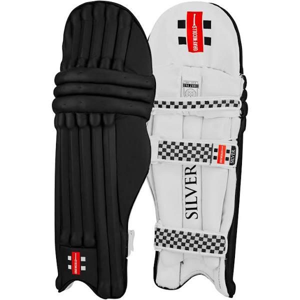 Gray Nicolls Silver - Coloured Batting Pads Small RH / Navy