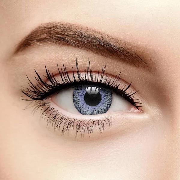 Gray Violet Tri Tone Colored Natural Contact Lenses (30 Day)