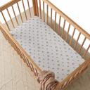 Green Palm Fitted Cot Sheet