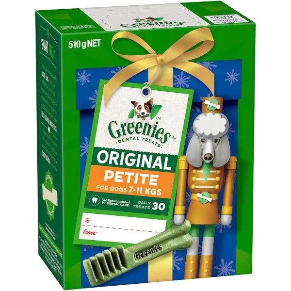 Greenies Nutcracker Petite Dog Treats 510g