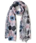 Gregory Ladner Abstract Design Scarf in Pink