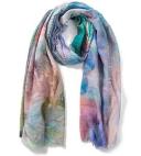Gregory Ladner Abstract Design Scarf in Pink