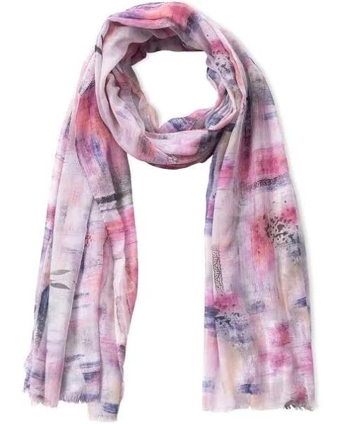 Gregory Ladner Abstract Design Scarf in Pink
