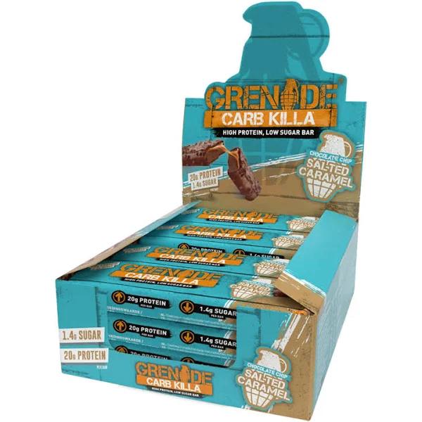 Grenade Carb Killa Bar Choc Chip Salted Caramel 12 x 60 Gr