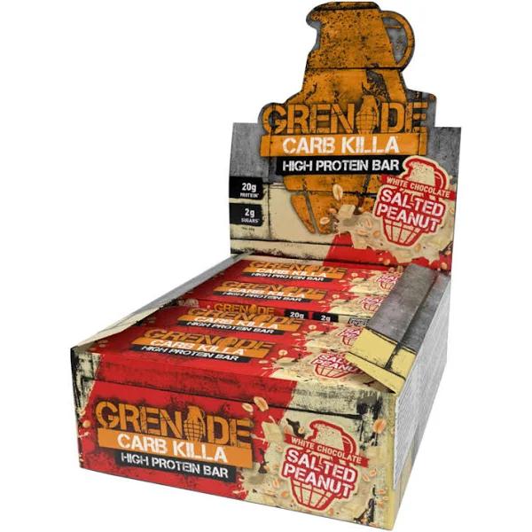 Grenade Carb Killa Bar White Chocolate Salted Peanut 12 x 60 Gr