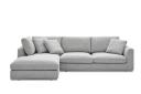 Grey Left Chaise Sectional Sofa, Deep Seats | Hamilton by Castlery