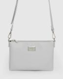 Grey Strap Crossbody Bag