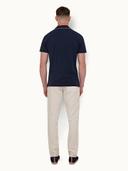 Griffon Linen - White Sand Tailored Fit Linen Trousers