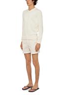Griffon Linen - White Sand Tailored Fit Linen Trousers