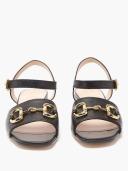 Gucci Baby Horsebit-detailed Leather Sandals - Women - Black Sandals - IT37.5